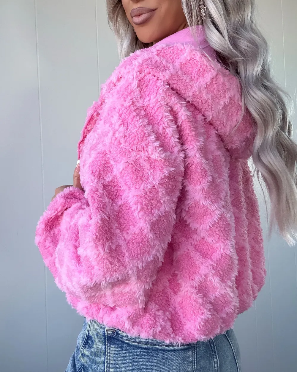 Pink Hooded Jacket