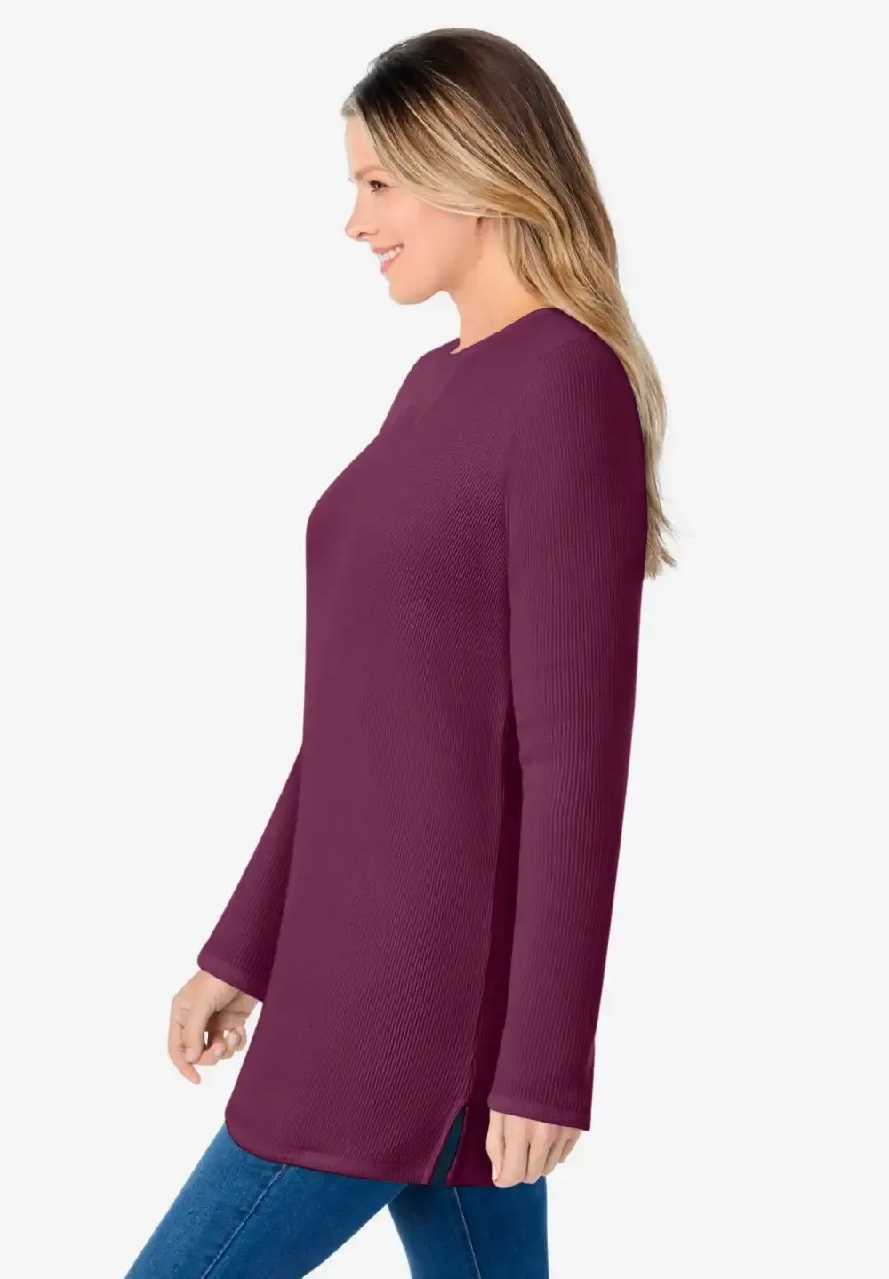 Waffle Thermal Sweatshirt
