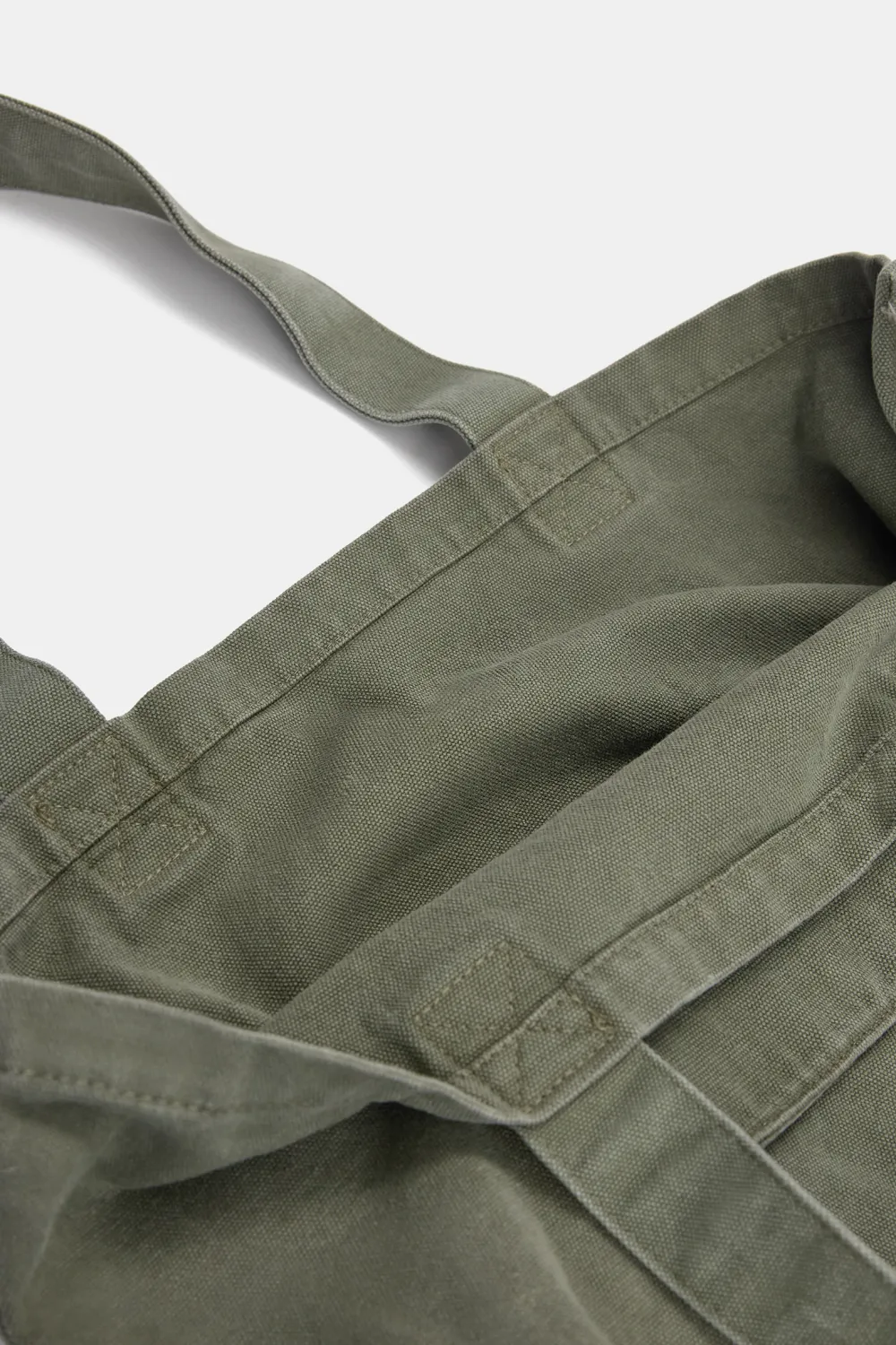Bolso shopper canvas bolsillo