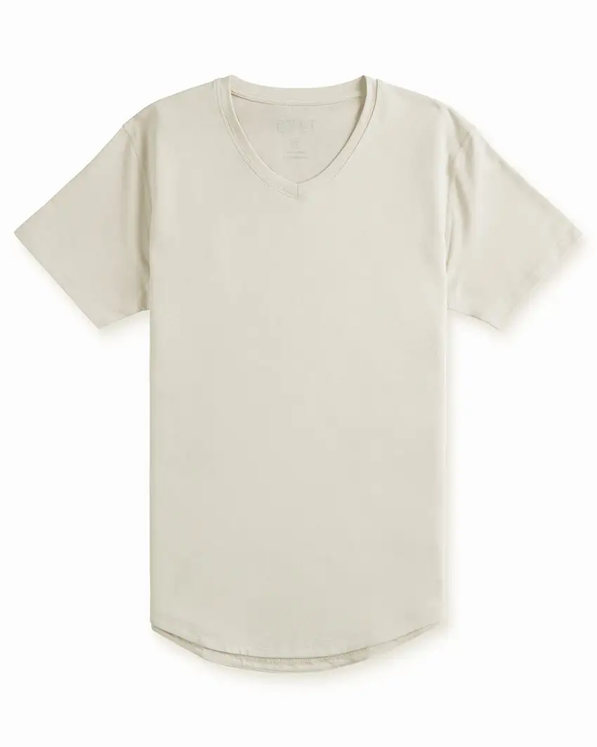 Drop-Cut V-Neck: Lux