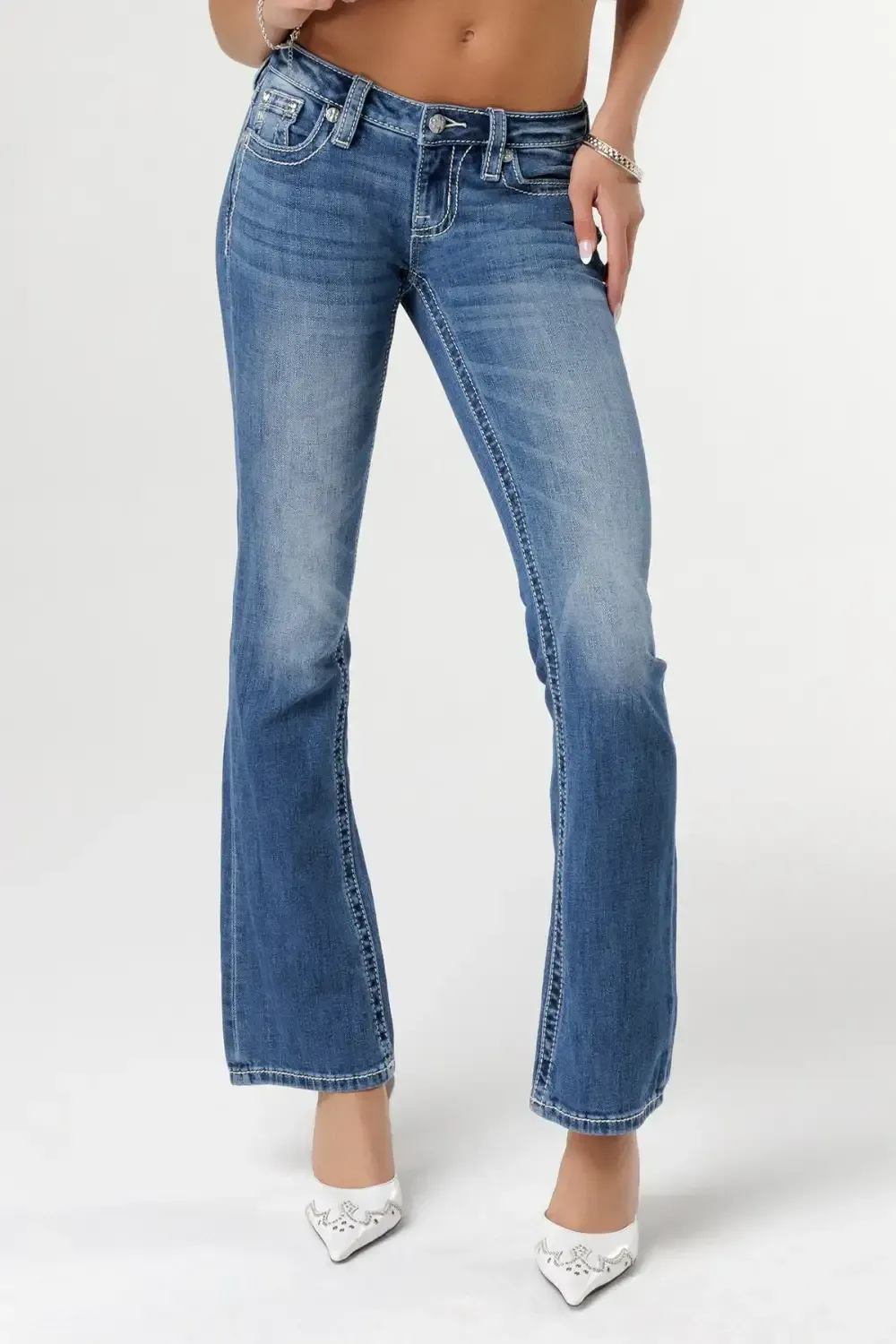Can't Miss Me Bootcut Jeans