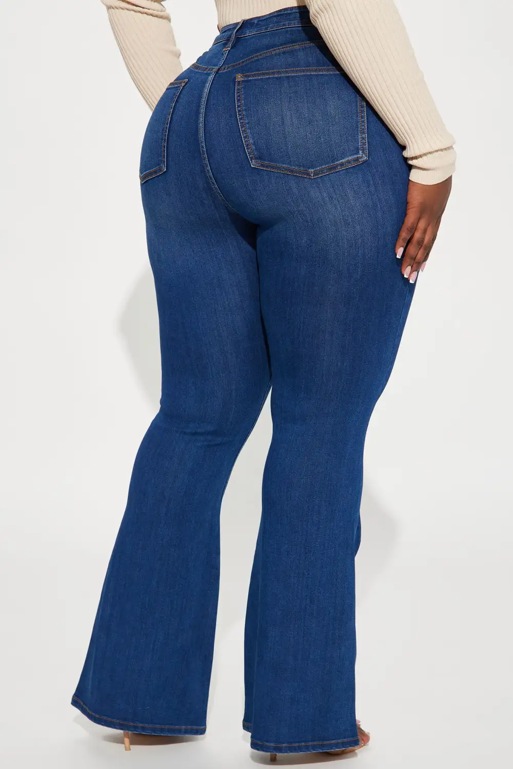 Sensational Stretch Flare Jean - Dark Wash