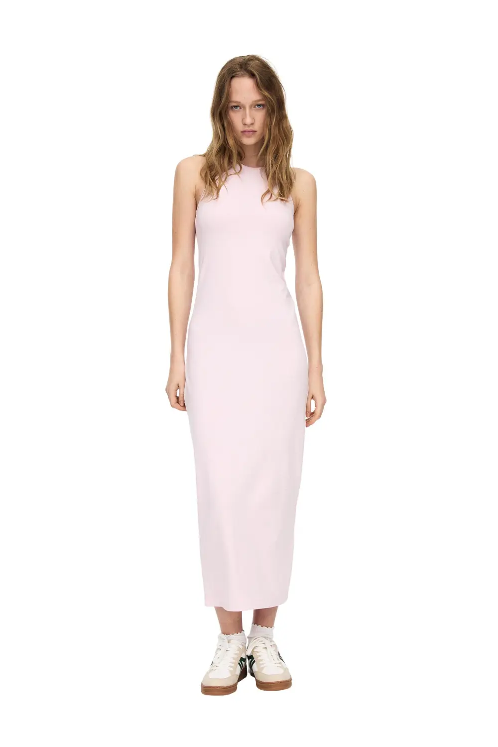 Vestido midi halter