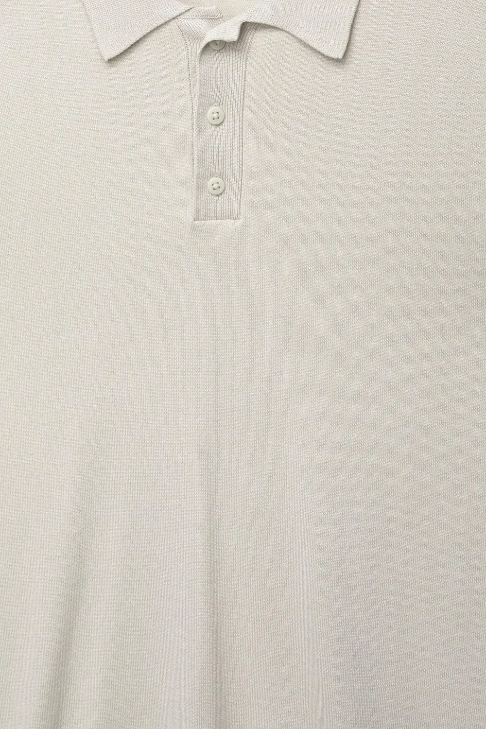 Short sleeve knit polo shirt