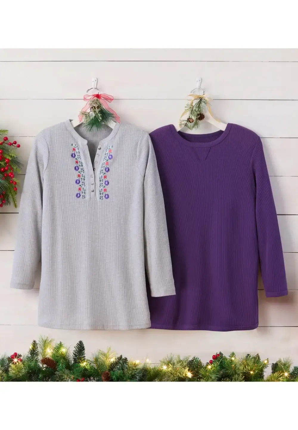 Waffle Thermal Sweatshirt