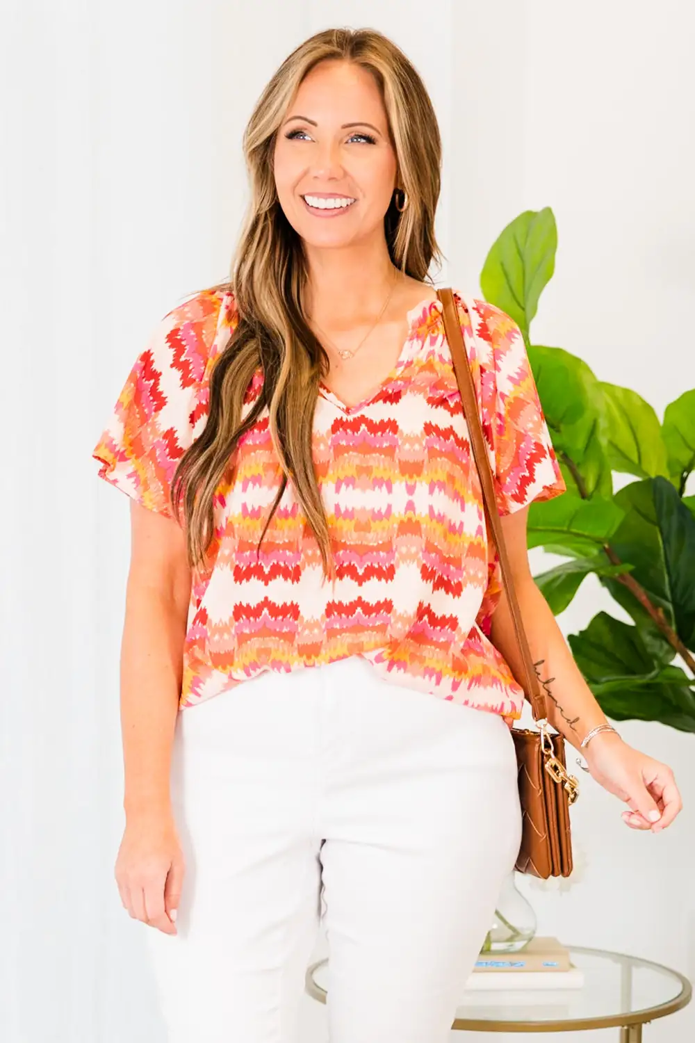 Good Ole Days Top, Pink Combo