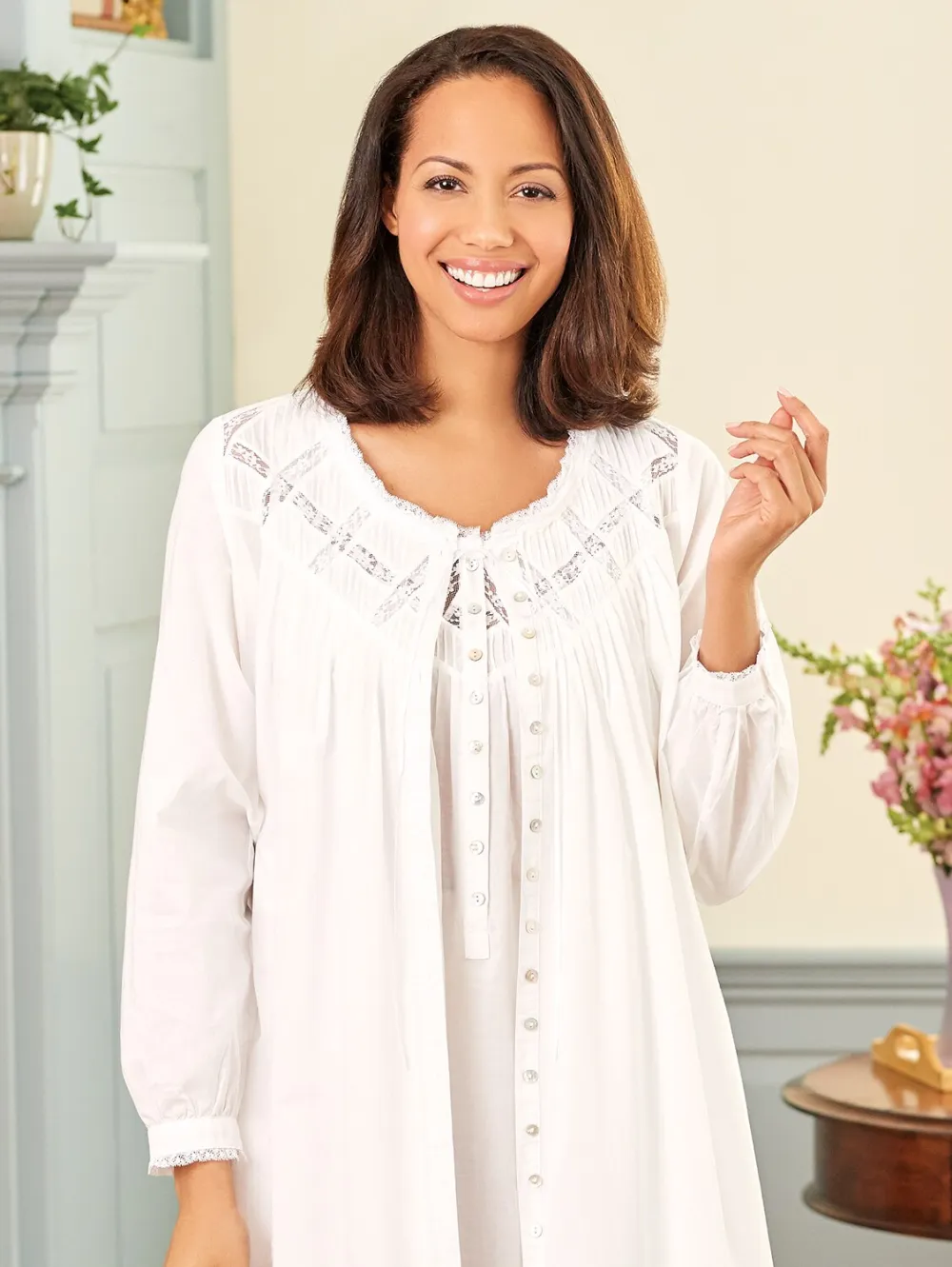 Eileen West Moonlight Sonata Cotton Robe