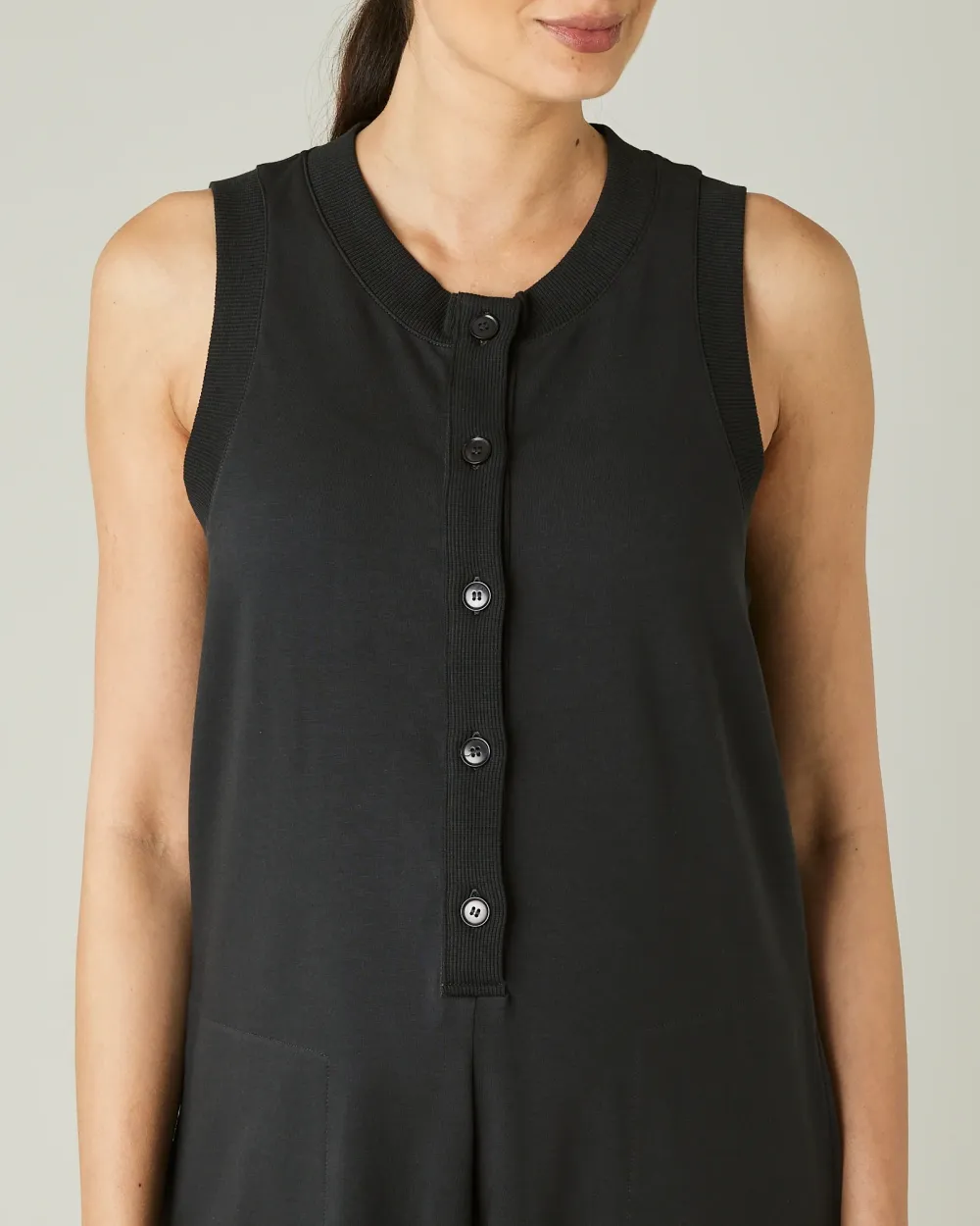 COTTON JERSEY JUMPSUIT