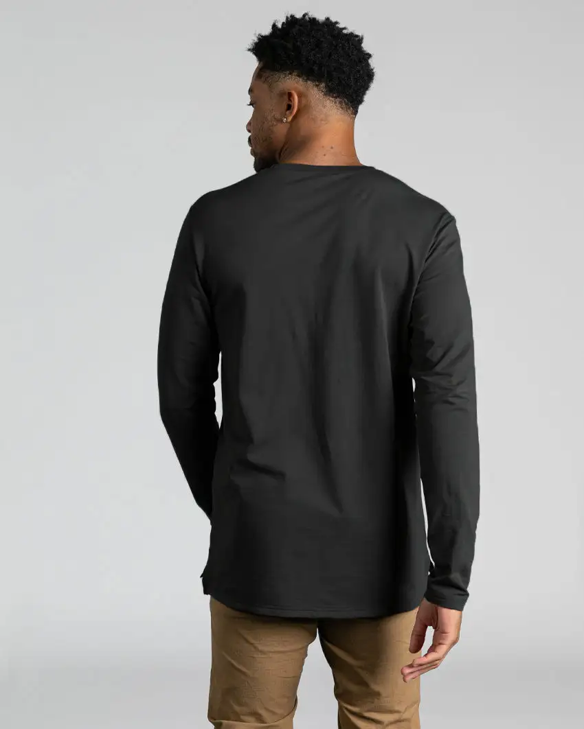 Long Sleeve: Lux Split Hem