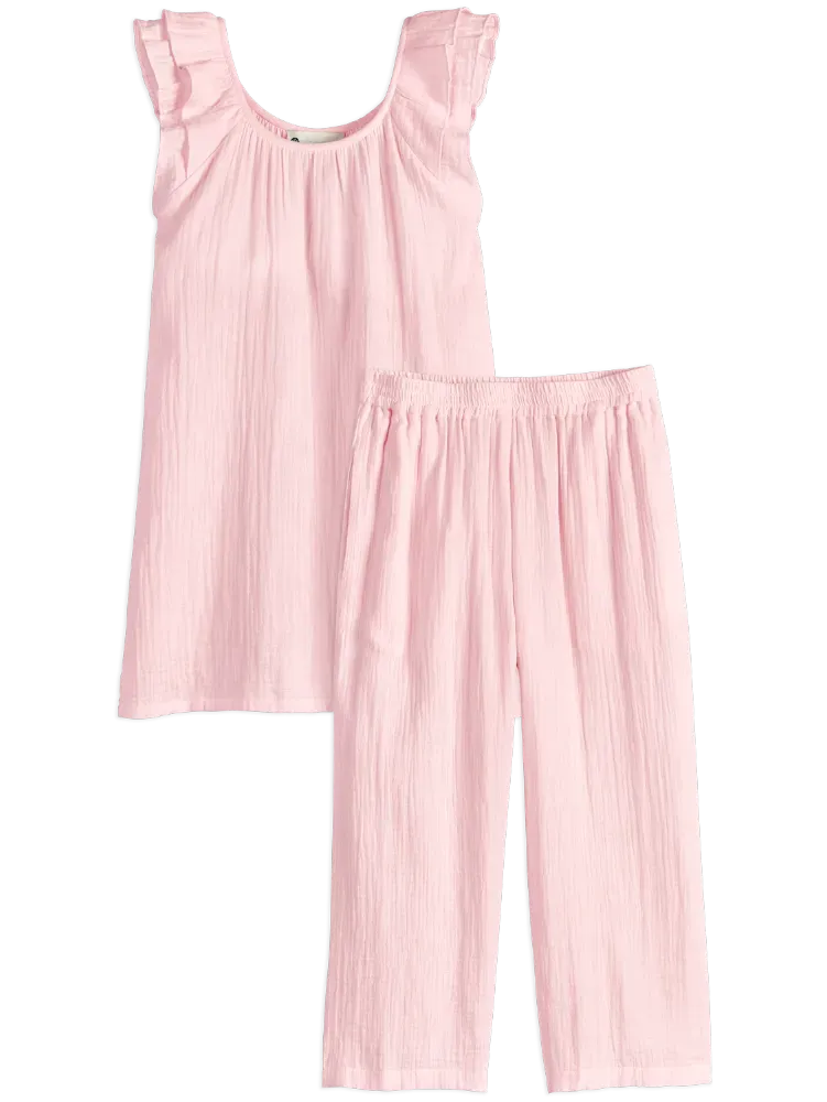 Ella Simone Cloud Soft Double-Cotton Pajama Set