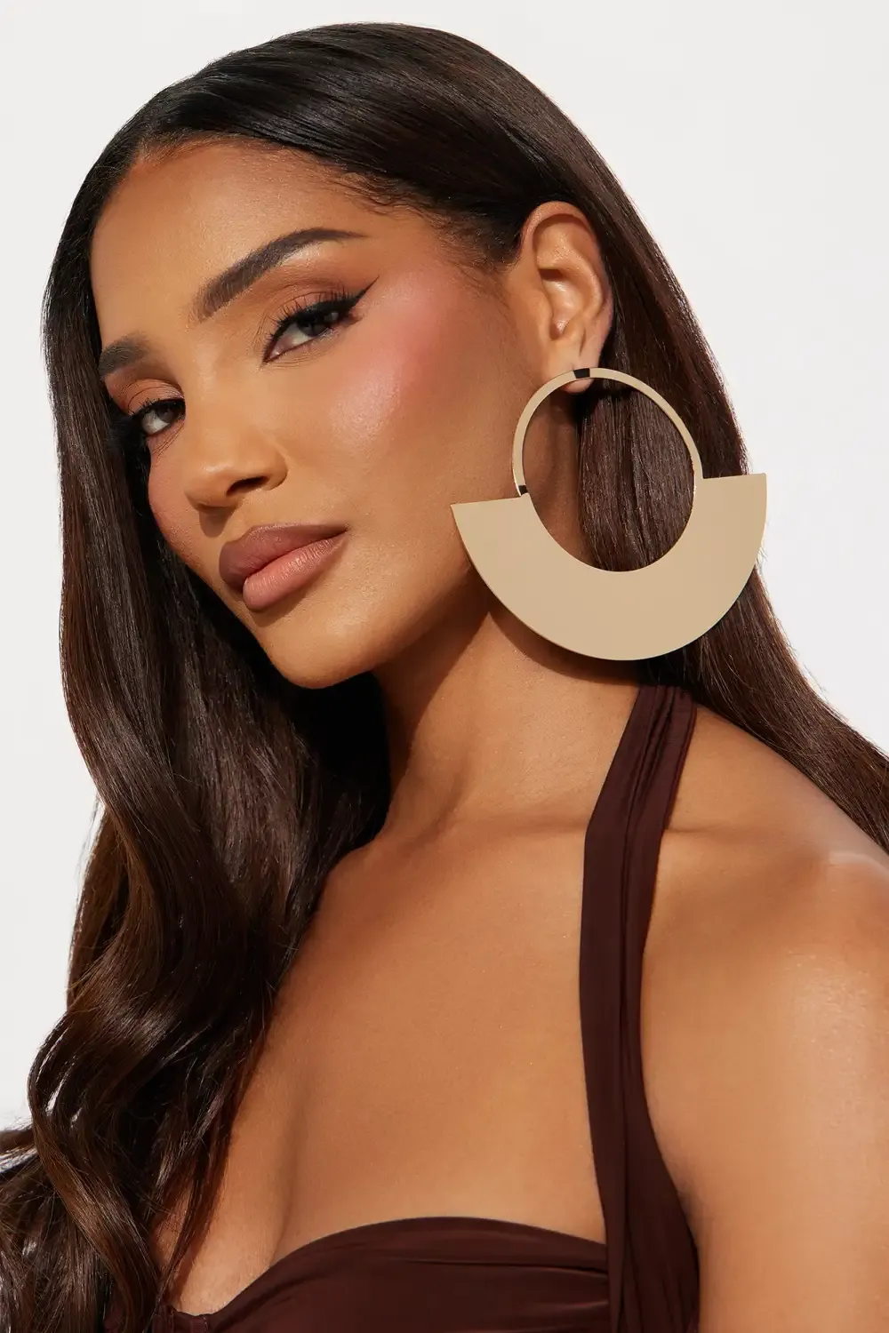Enlightened Hoop Earrings - Gold