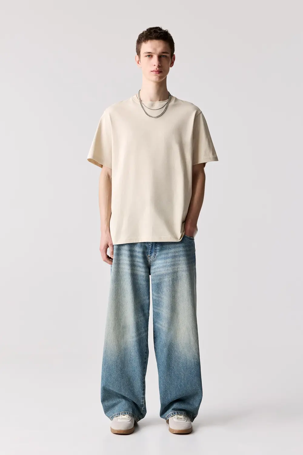 Basic short sleeve cotton T-shirt