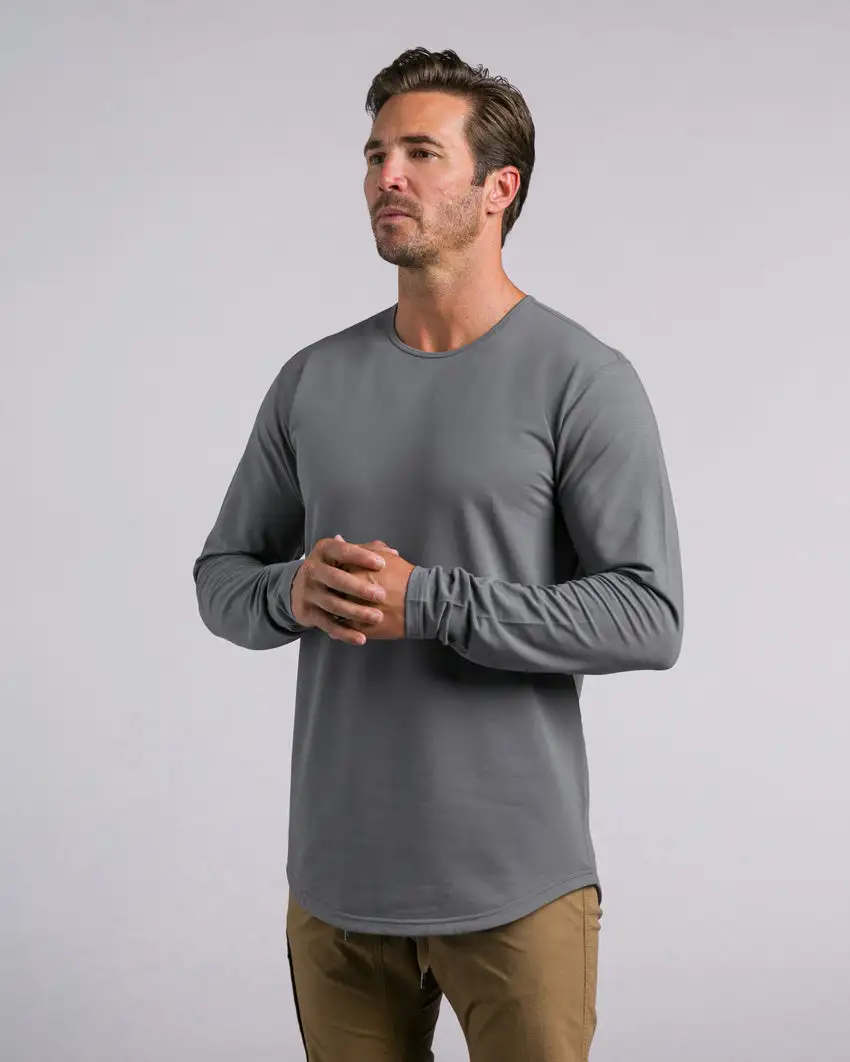 Drop-Cut Long Sleeve: Bylt Signature
