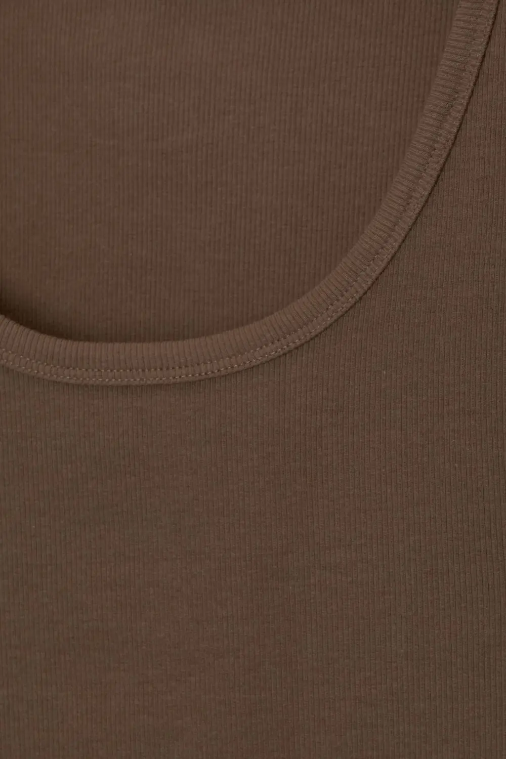 Ribbed short sleeve T-shirt