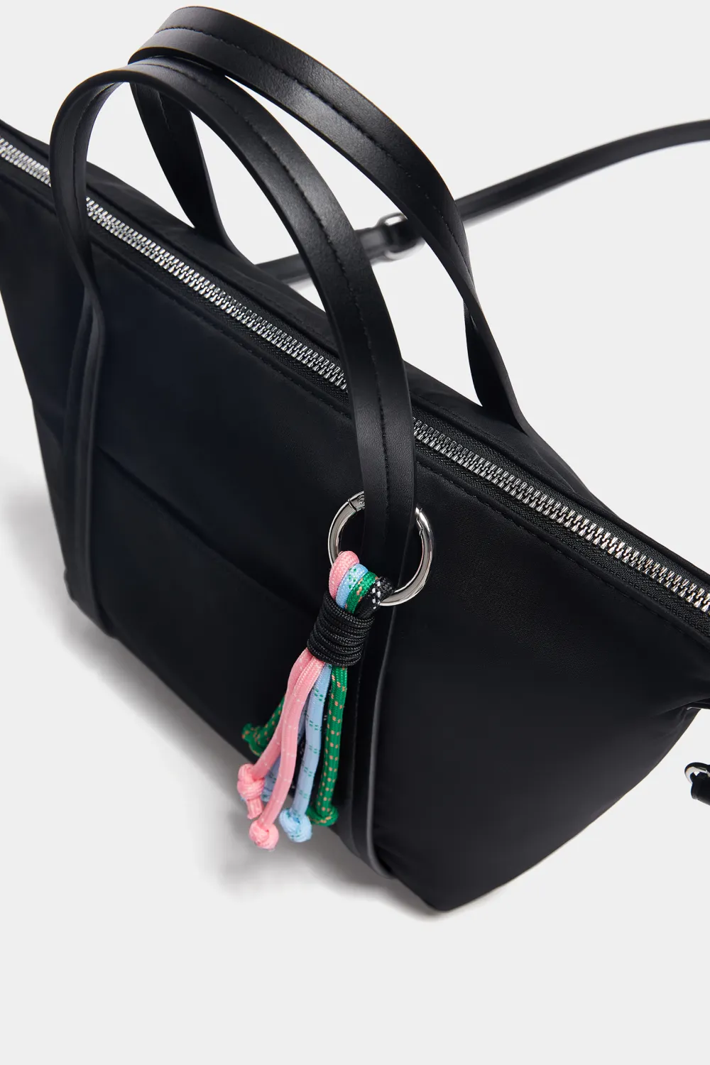 Mini shopper nylon adorno