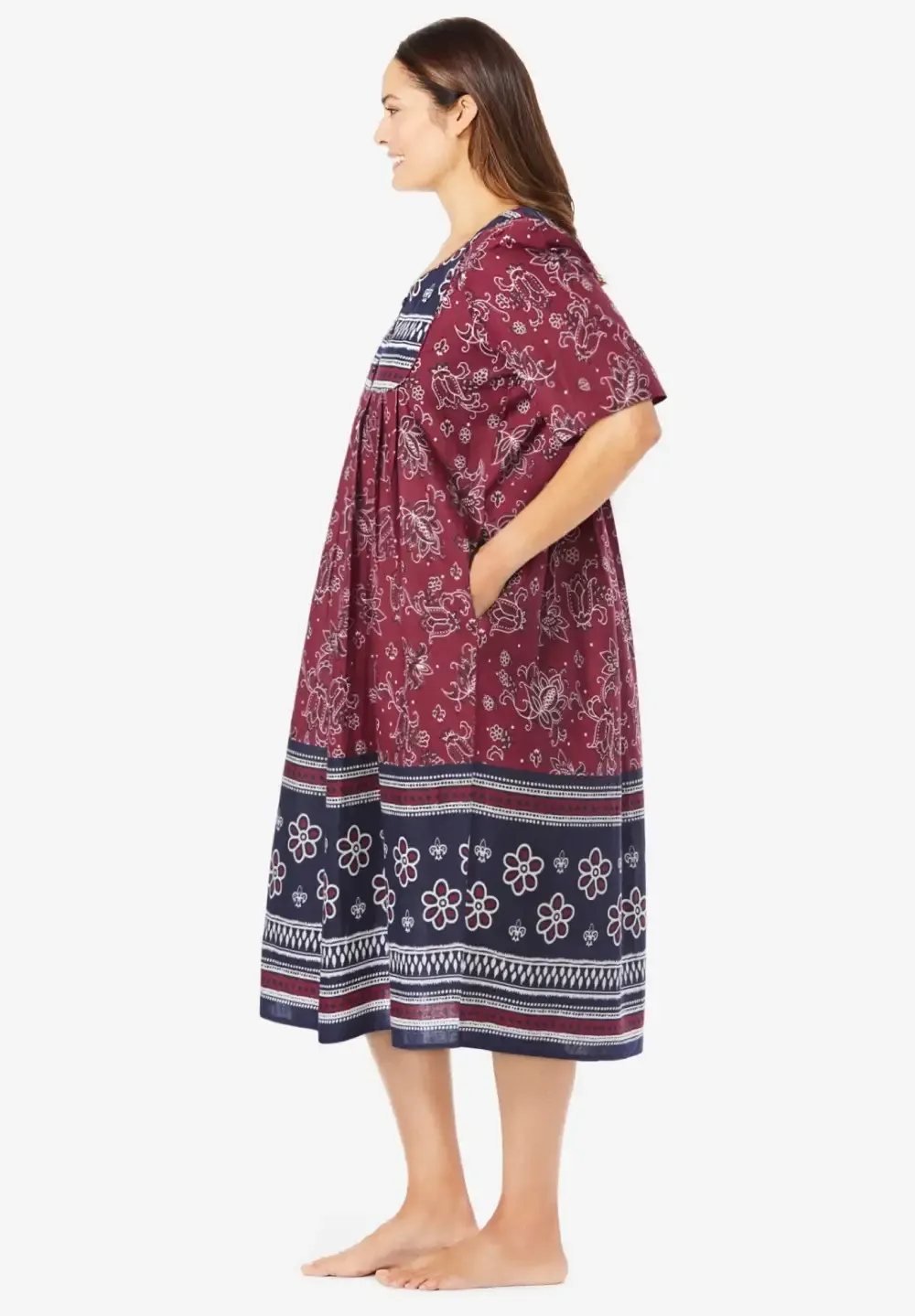 Mixed Print Short Lounger