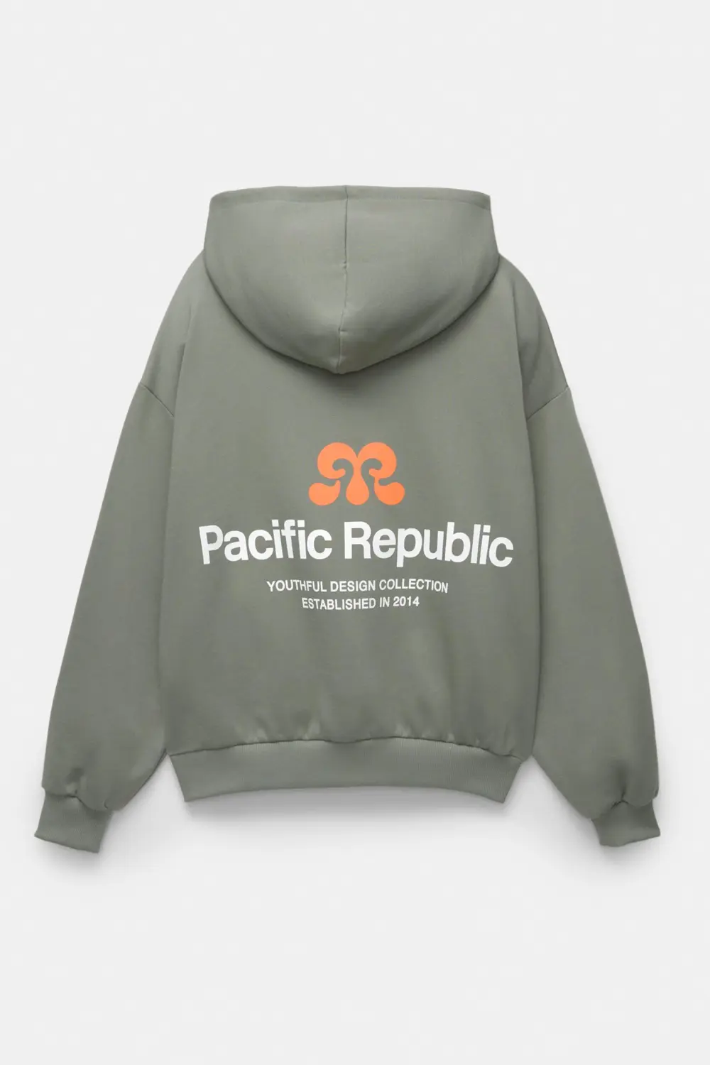 Sudadera capucha logo bordado