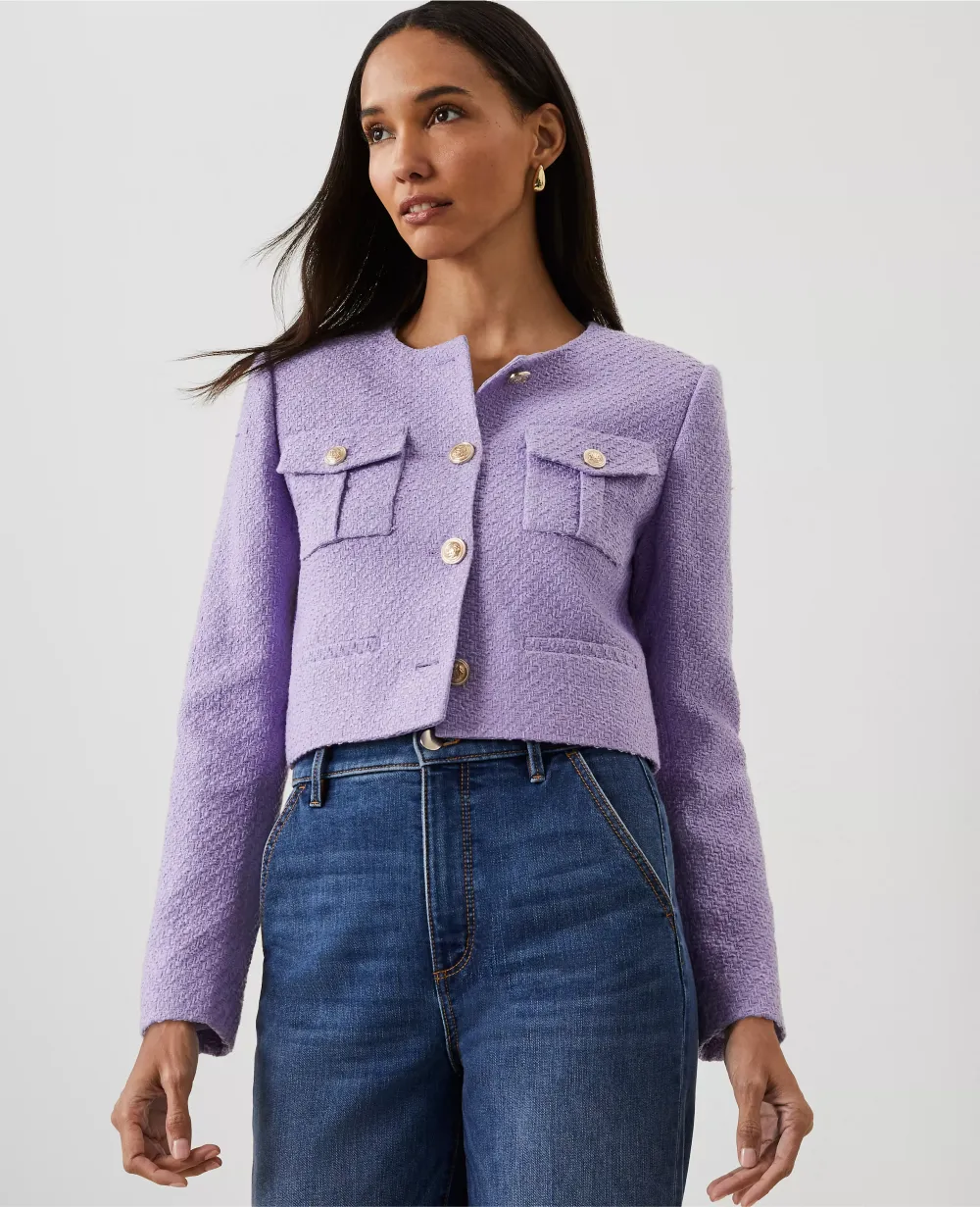 Tweed Patch Pocket Jacket