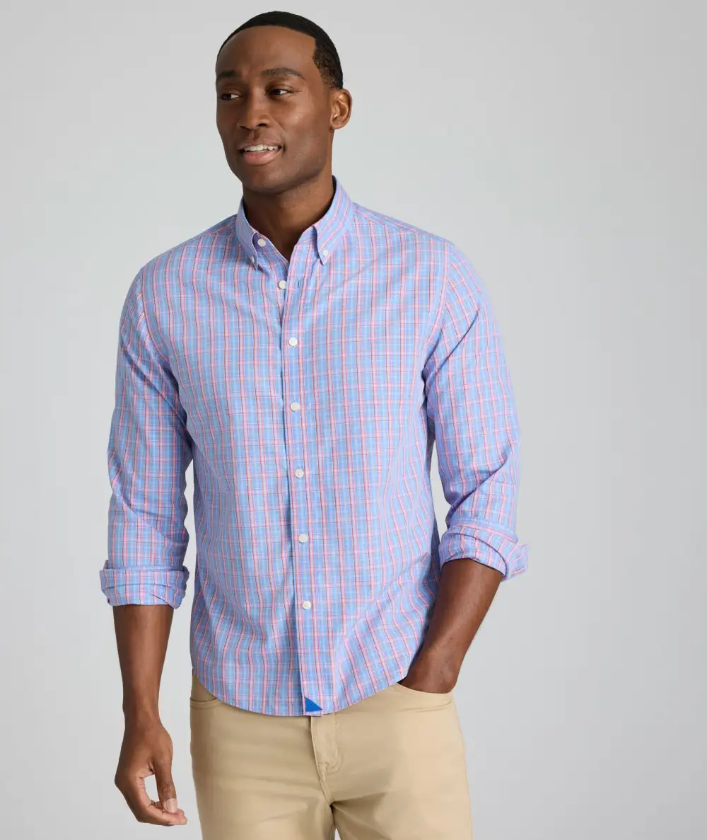 Wrinkle-Free Harrington Shirt