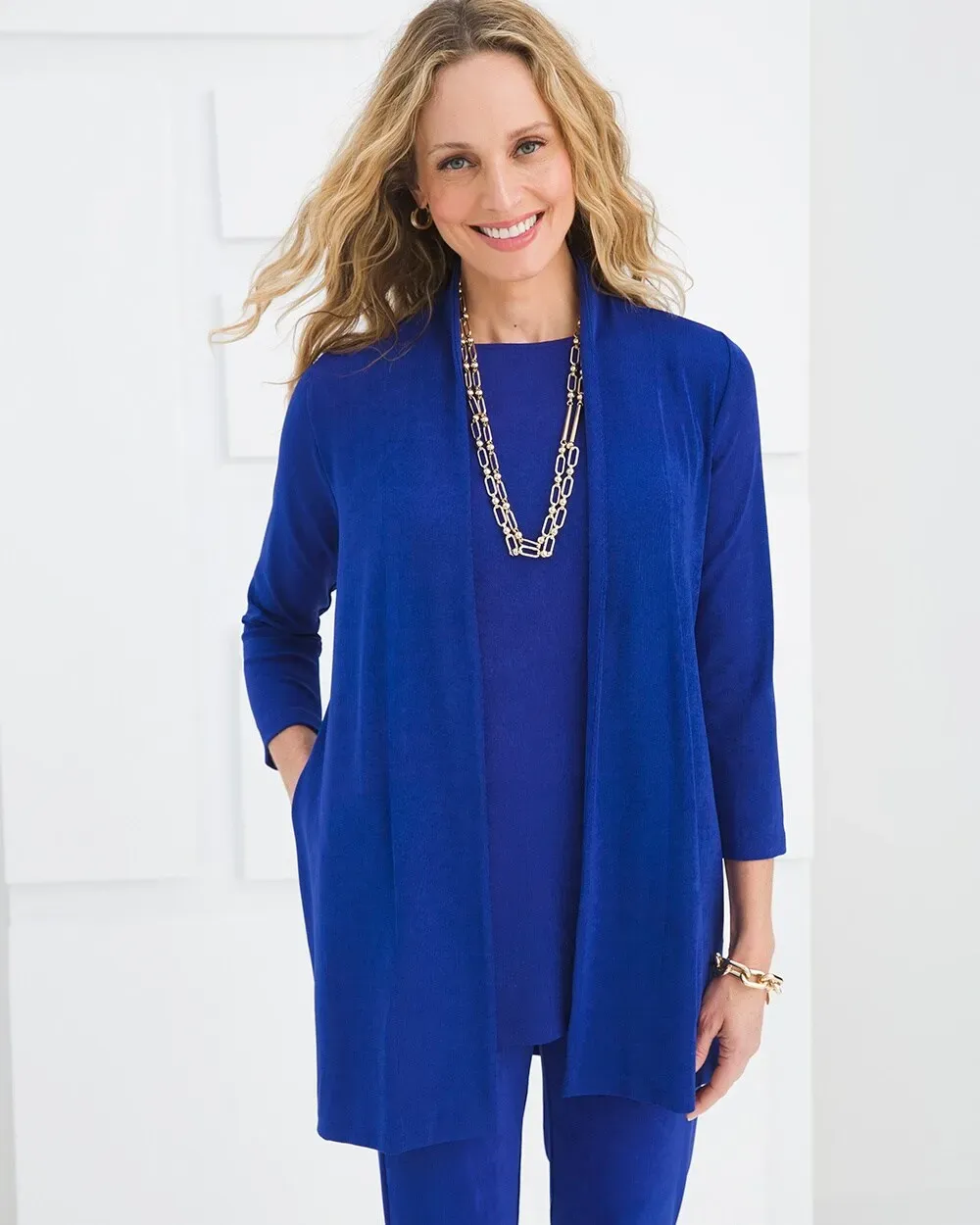 Travelers Classic Long Knit Jacket