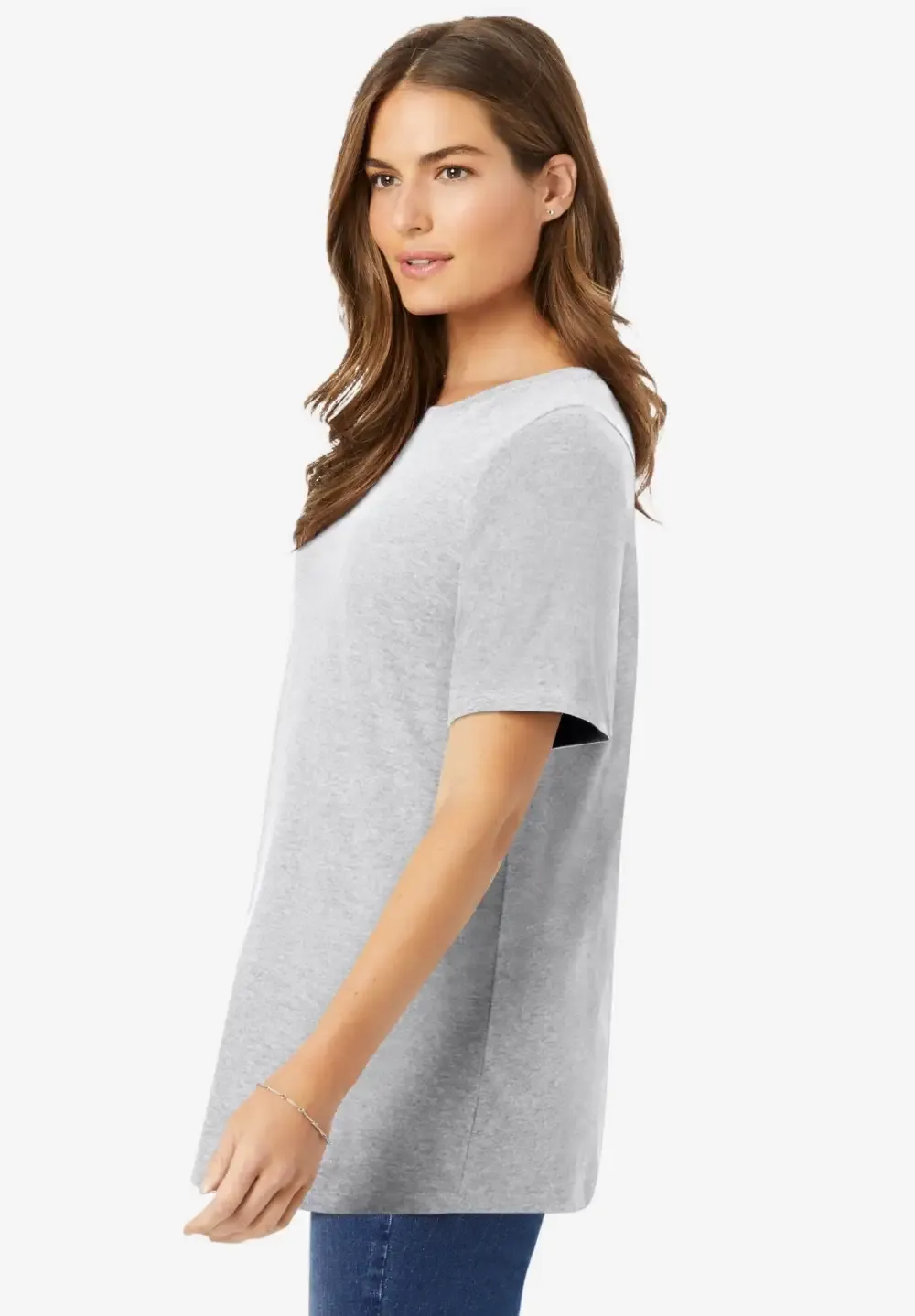 Perfect Short-Sleeve Crewneck Tee