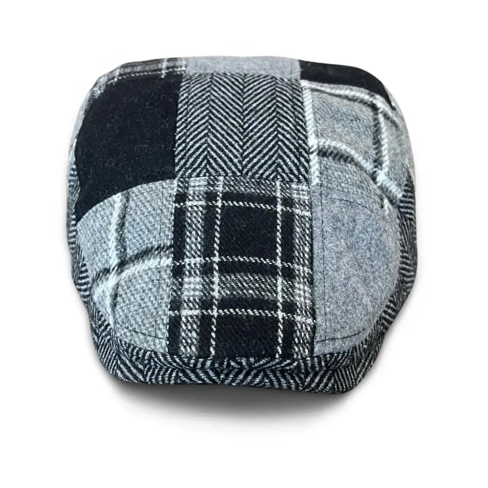 The Lunchbox Blackbox Edition Boston Scally Cap - Black Plaid