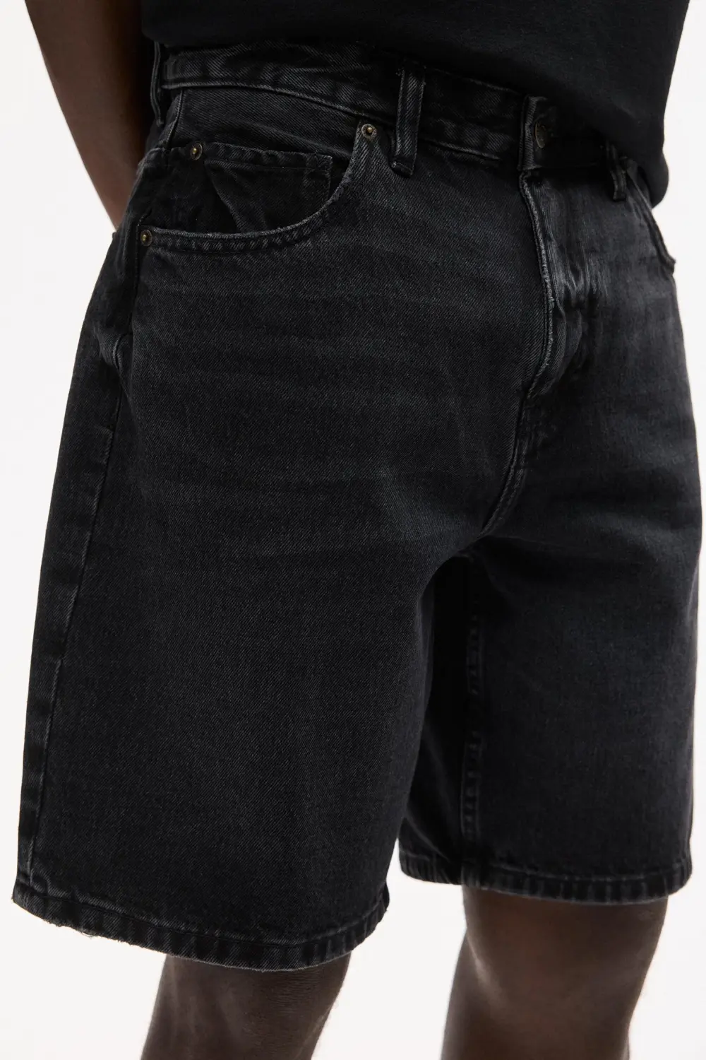 Standard denim Bermuda shorts