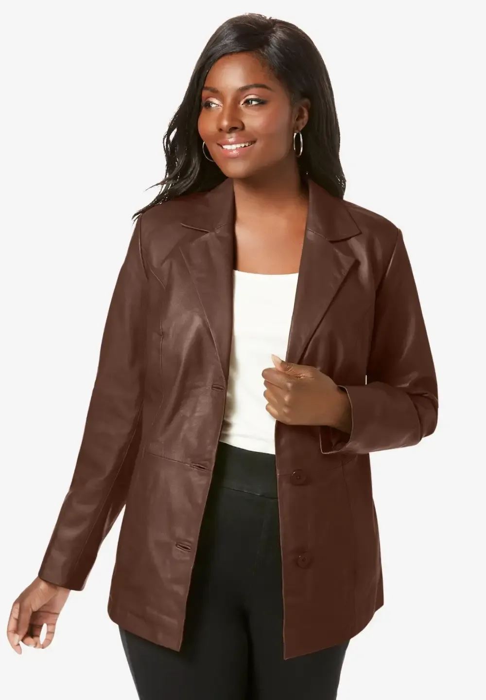 Leather Blazer