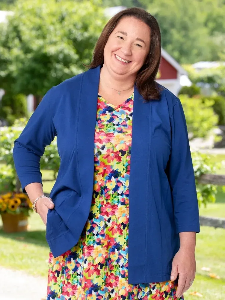 Women's Carefree Cotton and Modal Open Cardigan