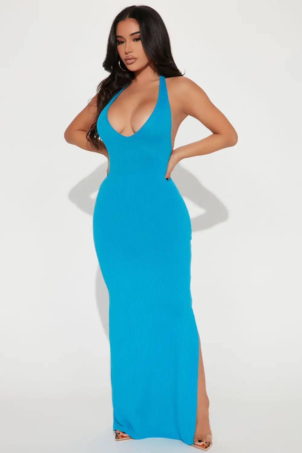 Hallie Maxi Dress - Turquoise