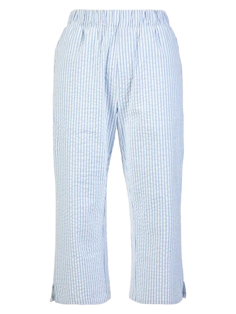 Women's Fresh Stripe Pull-On Capri Pants