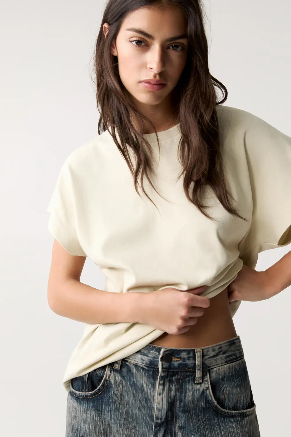 Camiseta manga entera oversize