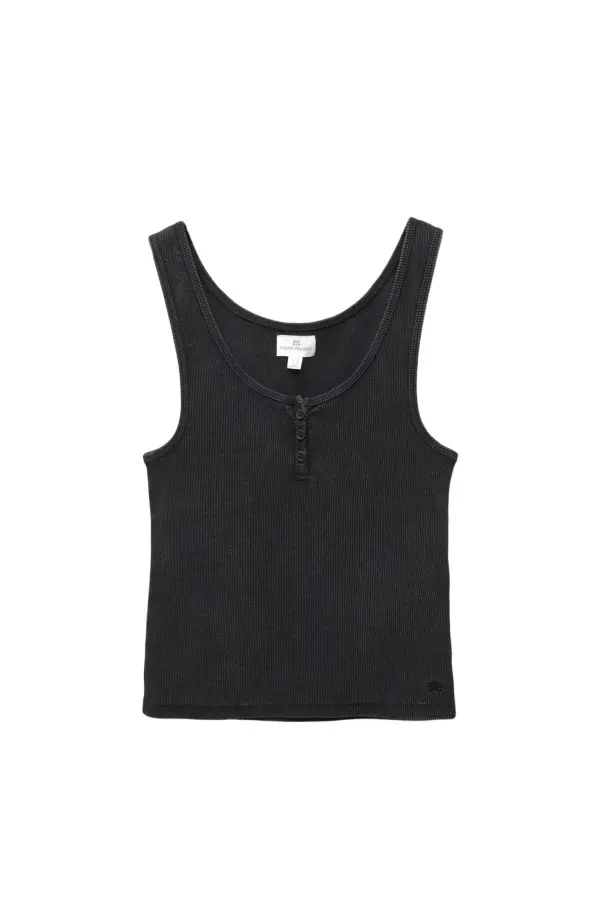 Strappy top with buttons