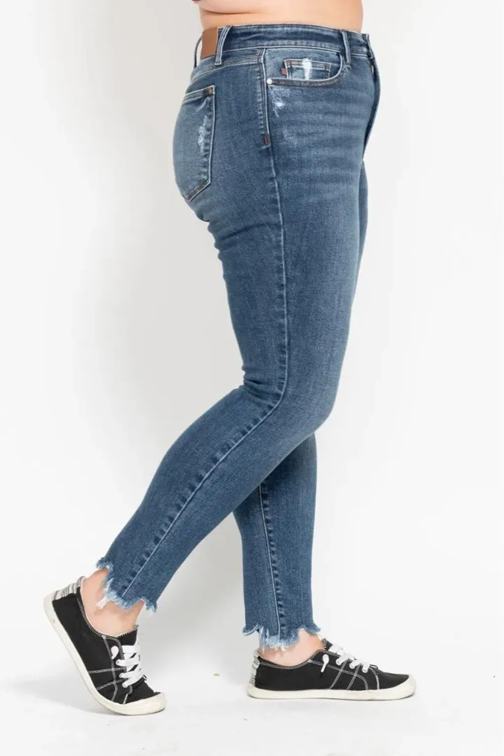All-Match Stretchable Leggings  Dark Blue Trousers