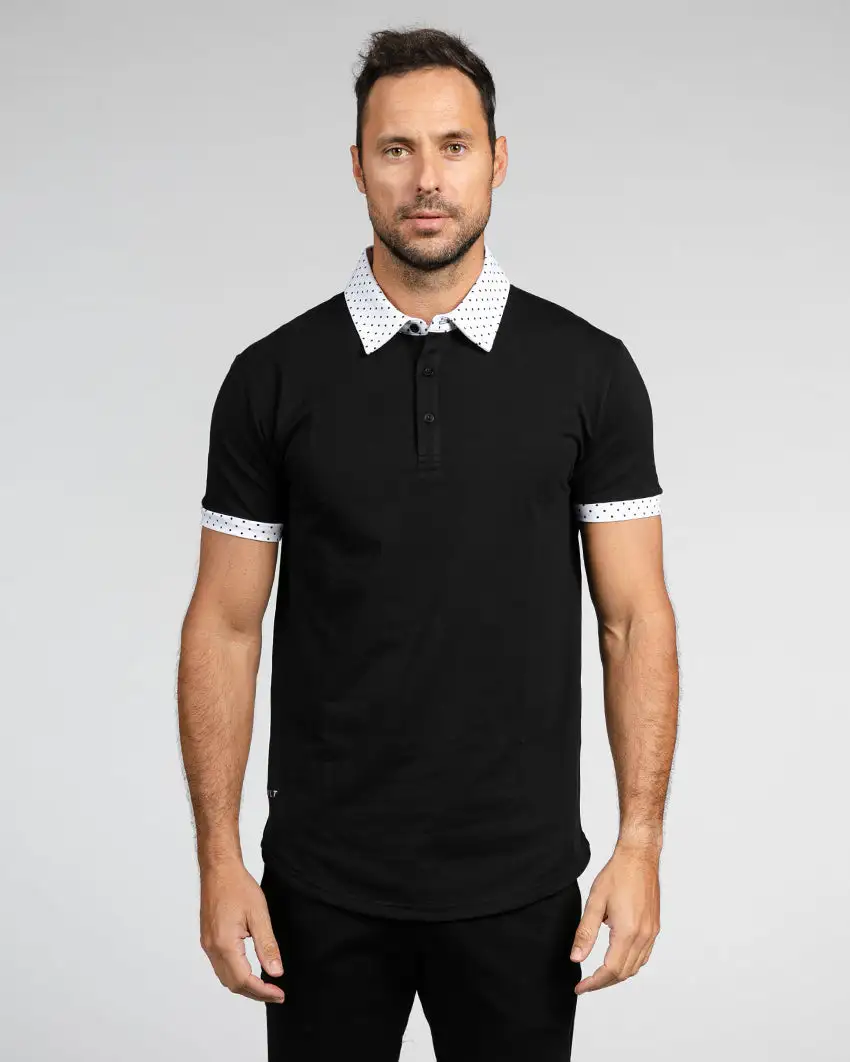 Drop-Cut: Lux Dotted Polo