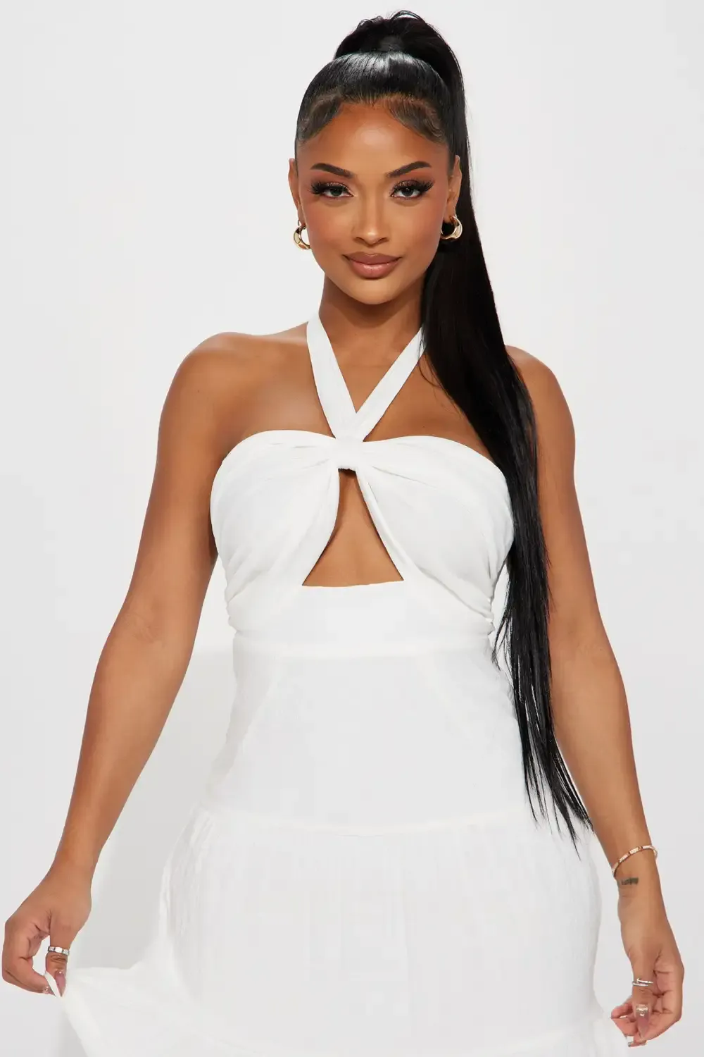 Jada Maxi Dress - Ivory