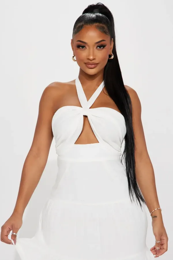 Jada Maxi Dress - Ivory
