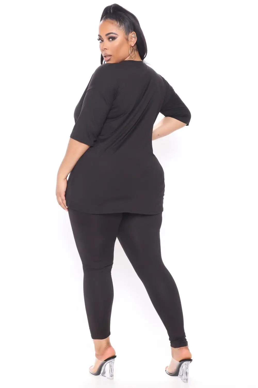 Weekend Vibes Legging Set - Black