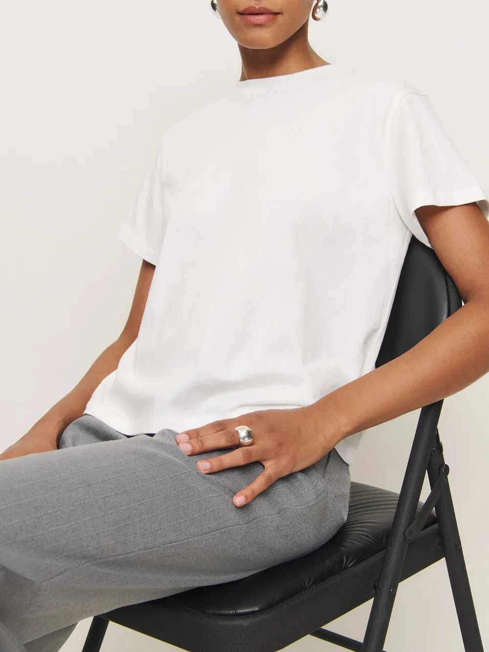 Loose Fit Crew Neck T-Shirt