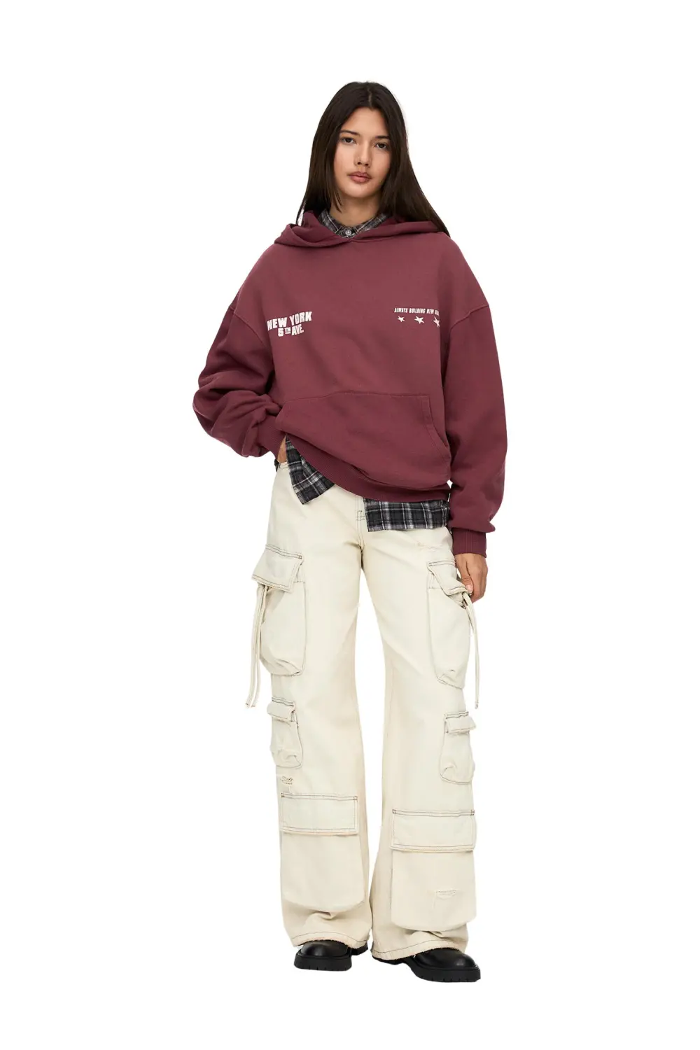 Sudadera capucha estrellas