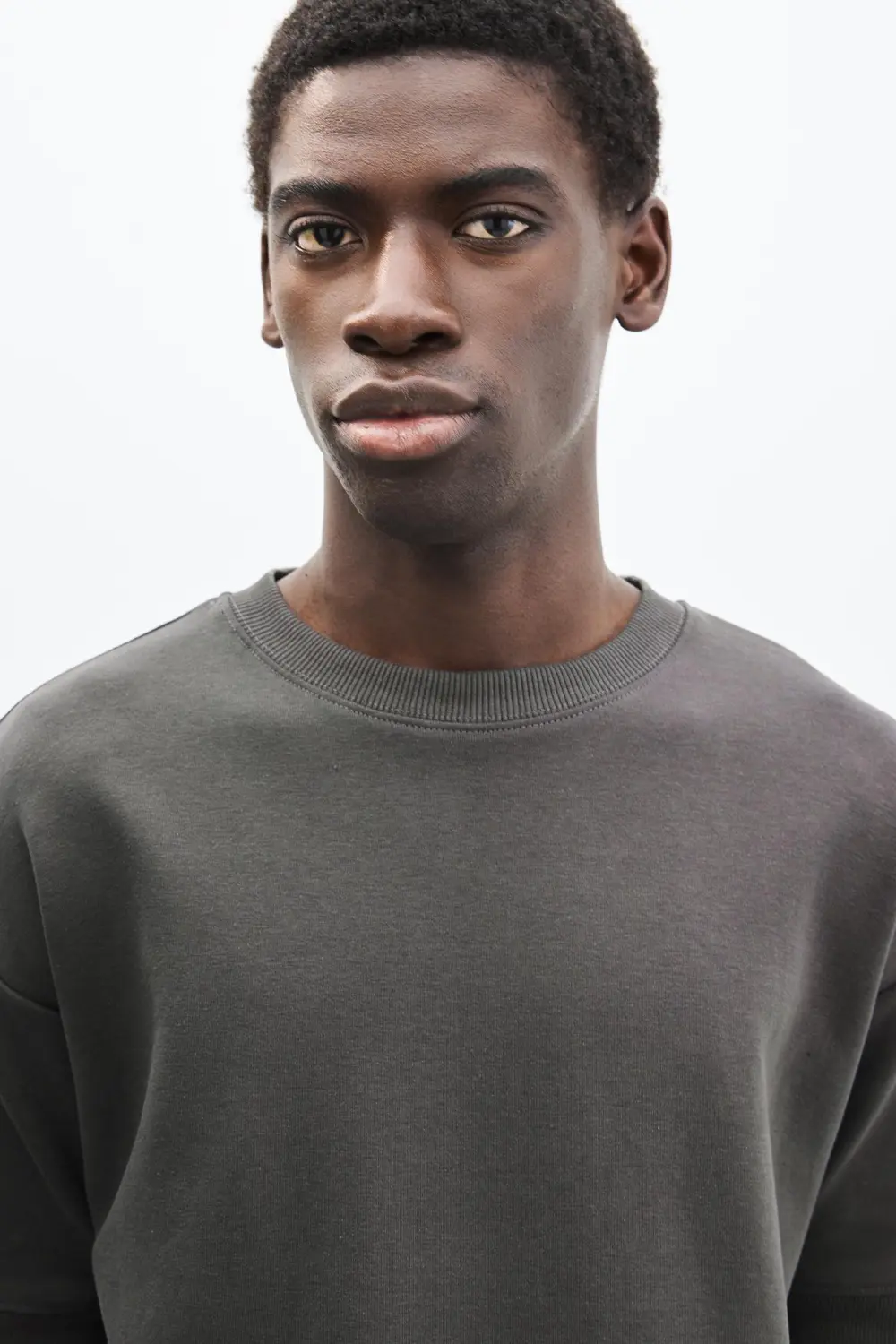Interlock short sleeve sweatshirt