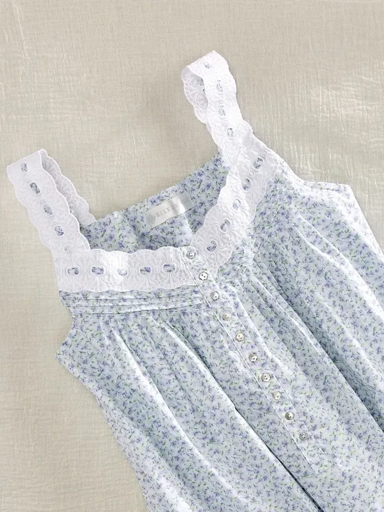 Eileen West Lavender Fields Cotton Nightgown