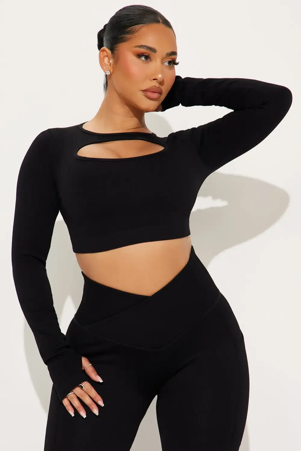 Resistance Effortless Seamless Active Top - Black