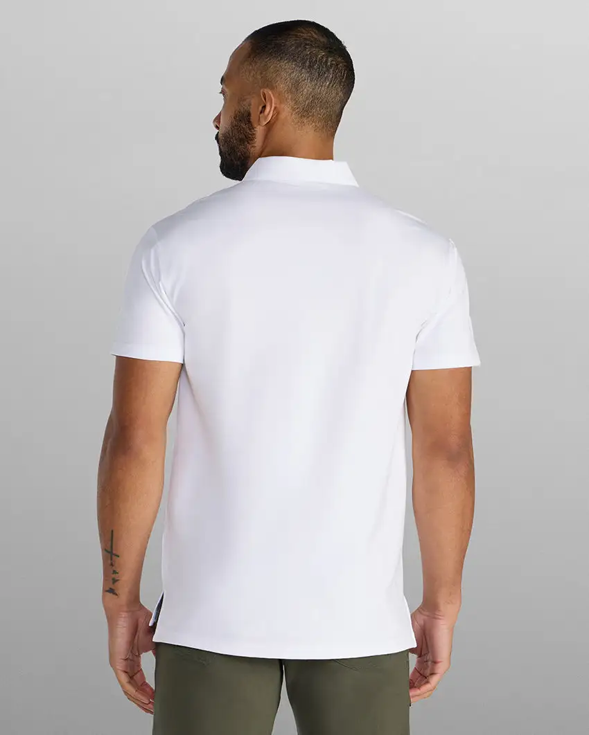 Lux Split Hem Polo