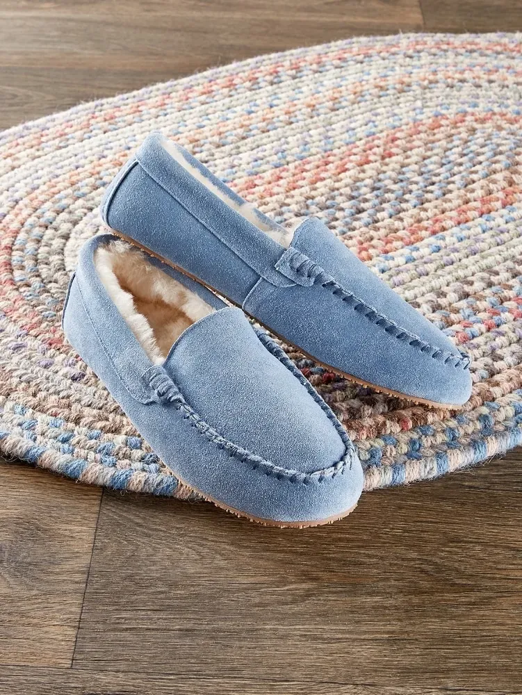 Women's Sheepskin Slip-On Moccasins