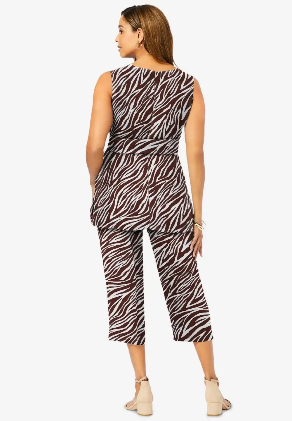 2-Piece Linen Capri Set