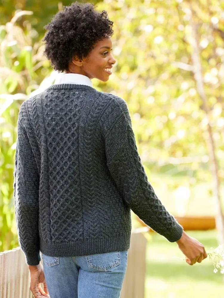Women's Irish Wool Timeless Cardigan