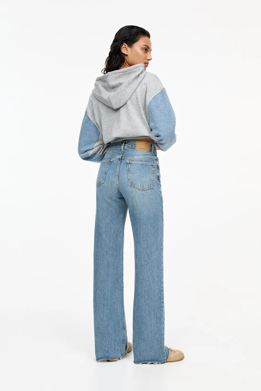 Jeans rectos tiro alto