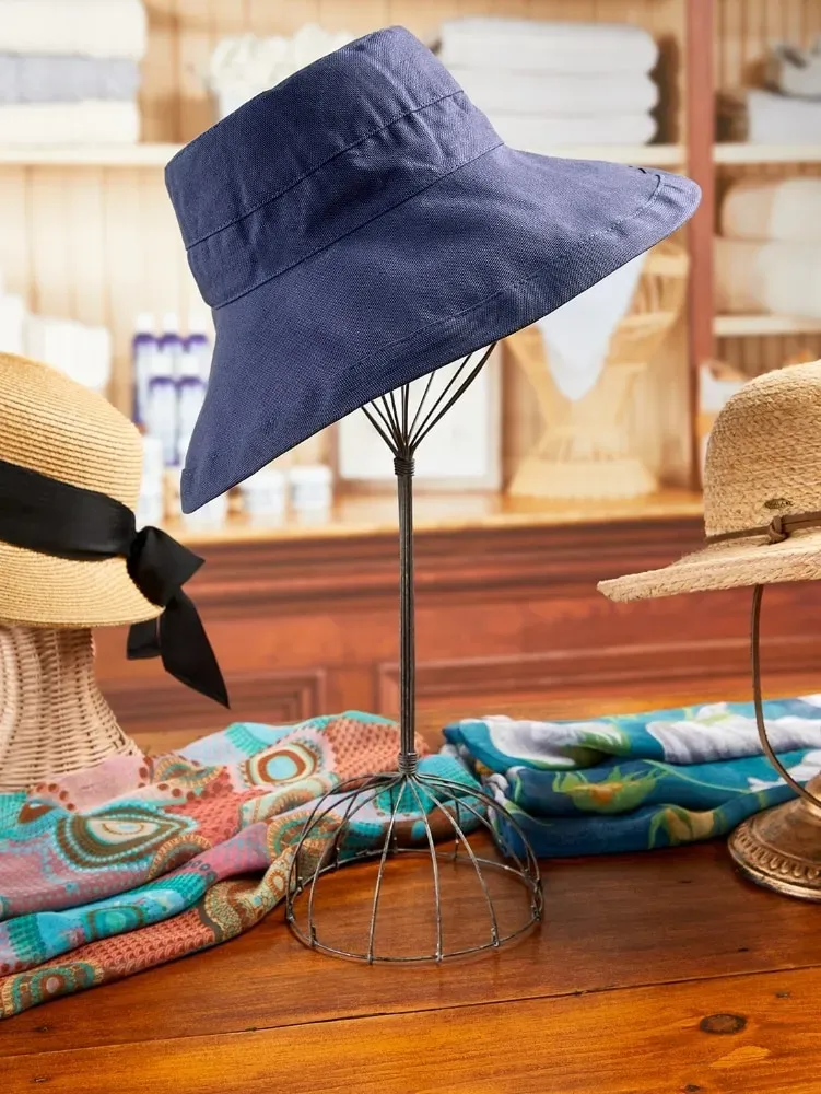 Women's Big-Brim Cotton Canvas Hat