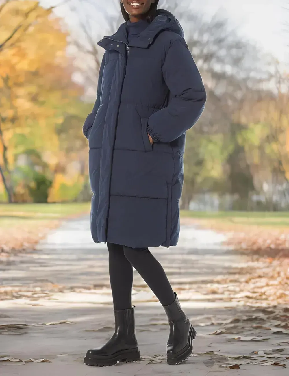 Women's Oversized Long Puffer Jacket (Available in Plus Size)